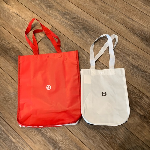 lululemon athletica Handbags - 2 Reusable Lululemon Tote Bags